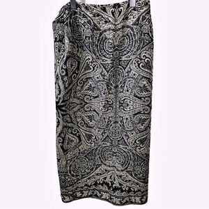Emanuel Ungaro, Roman Paisley Draped Wrap Skirt